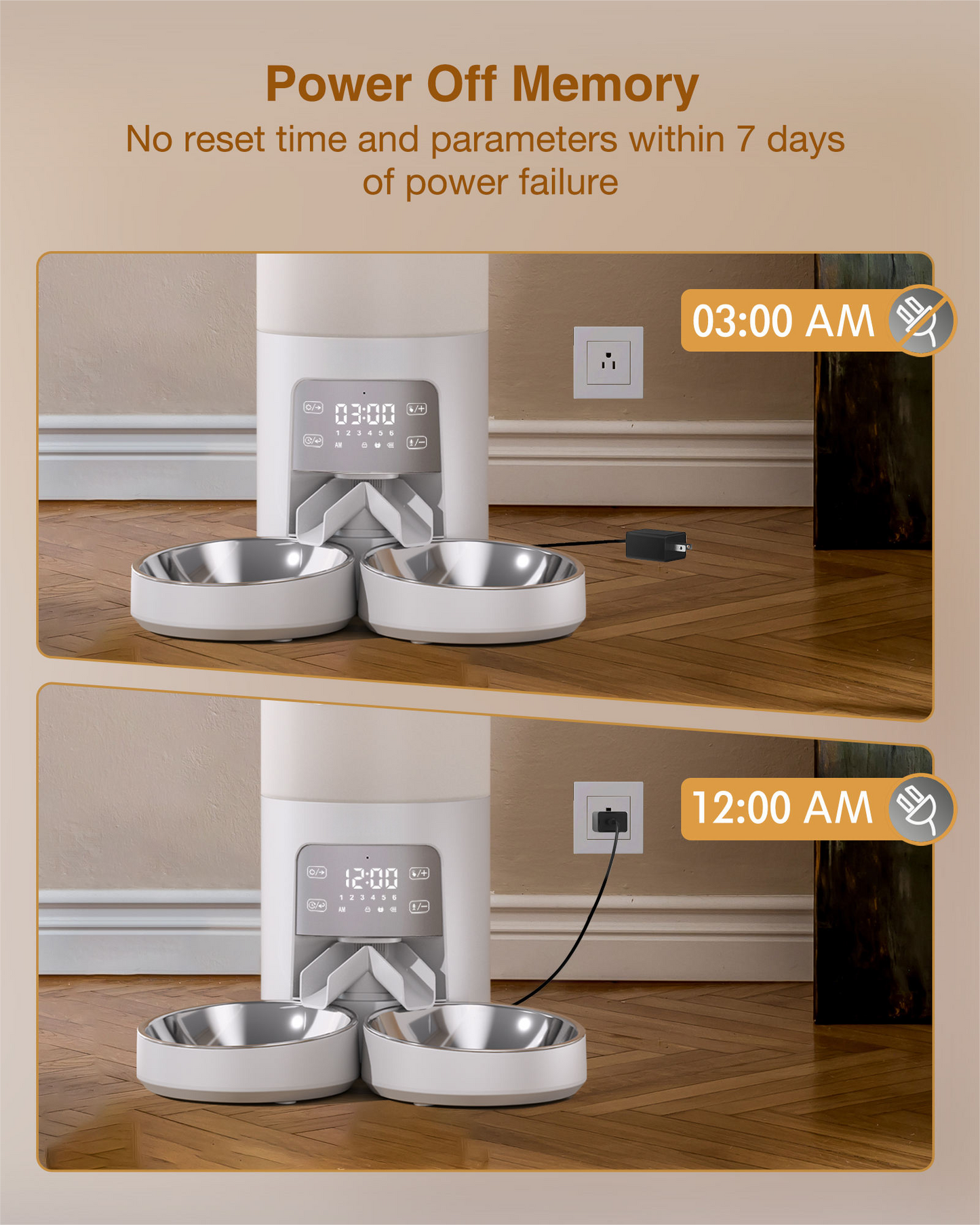 Hot Smart Automatic Cat Dog Pet Feeder 6L Double Bowls