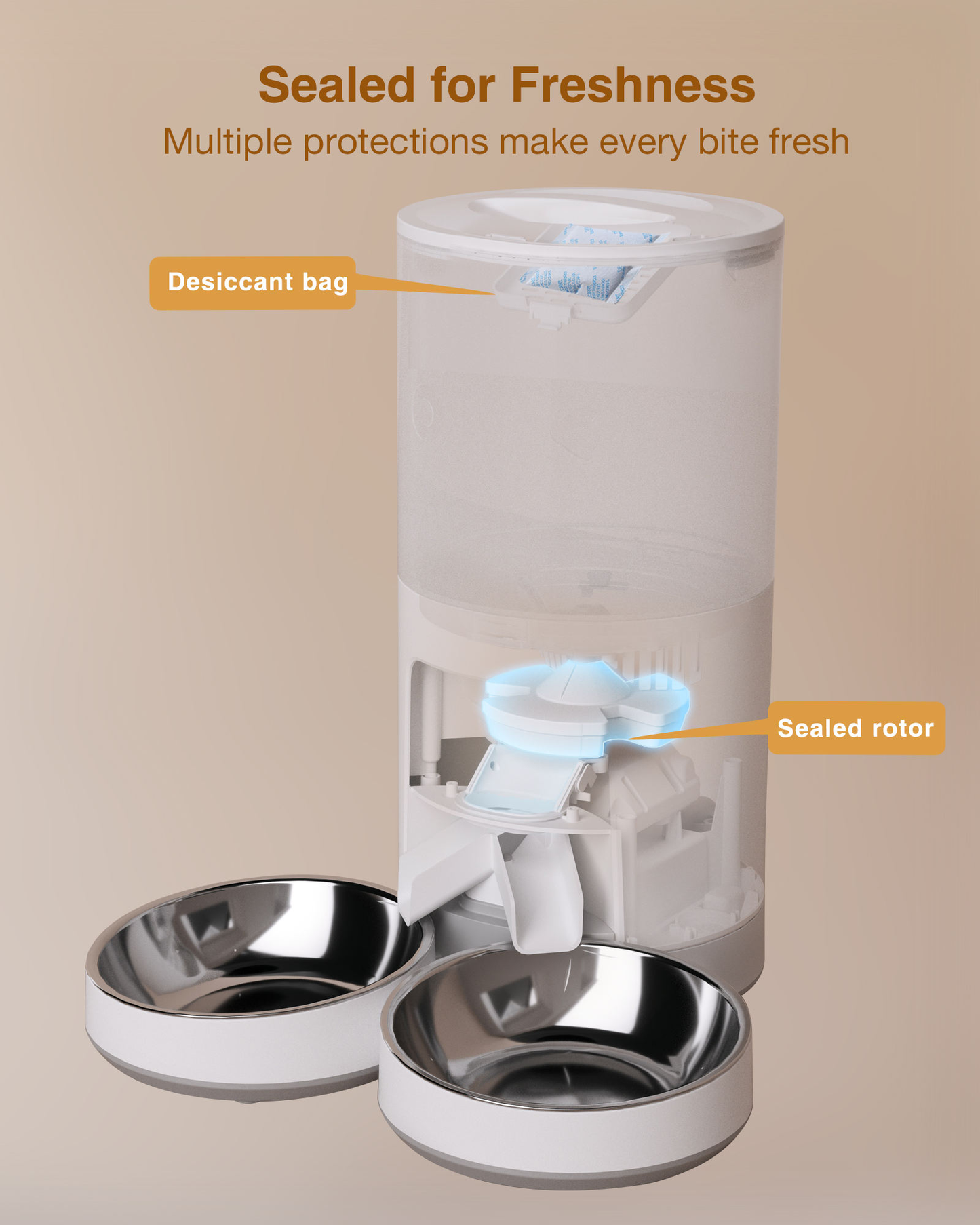 Hot Smart Automatic Cat Dog Pet Feeder 6L Double Bowls