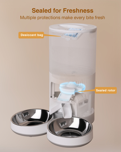 Hot Smart Automatic Cat Dog Pet Feeder 6L Double Bowls