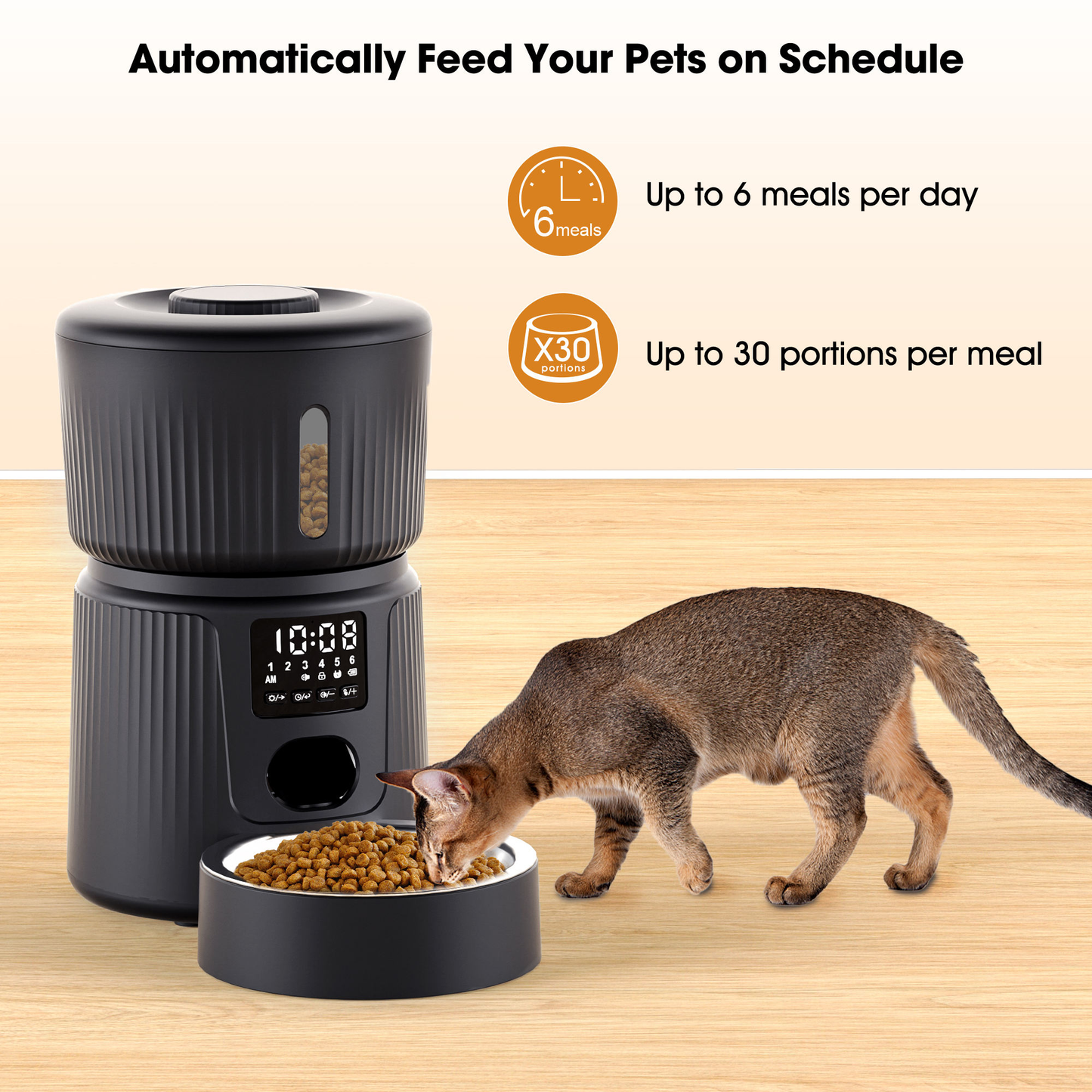 Smart Automatic Cat Dog Pet Feeder 3L