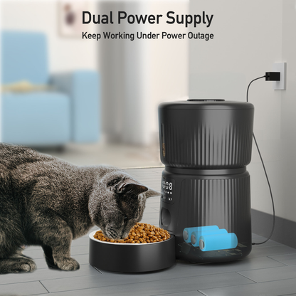 Smart Automatic Cat Dog Pet Feeder 3L APP Control