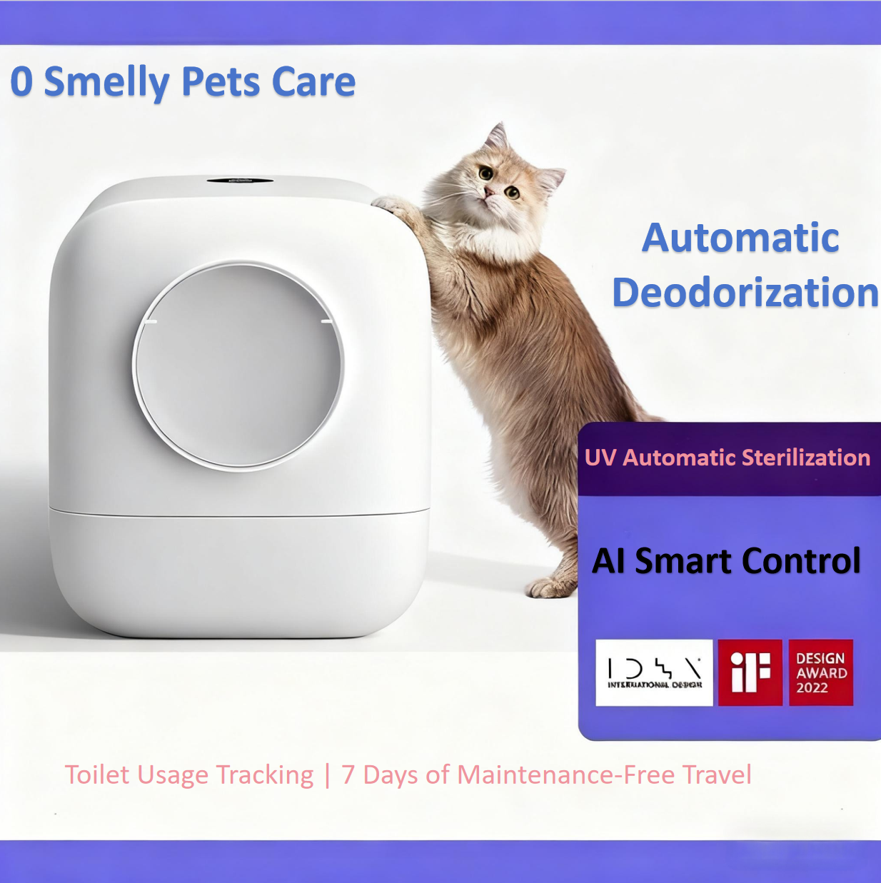 Semi-Automatic Cat Litter Box