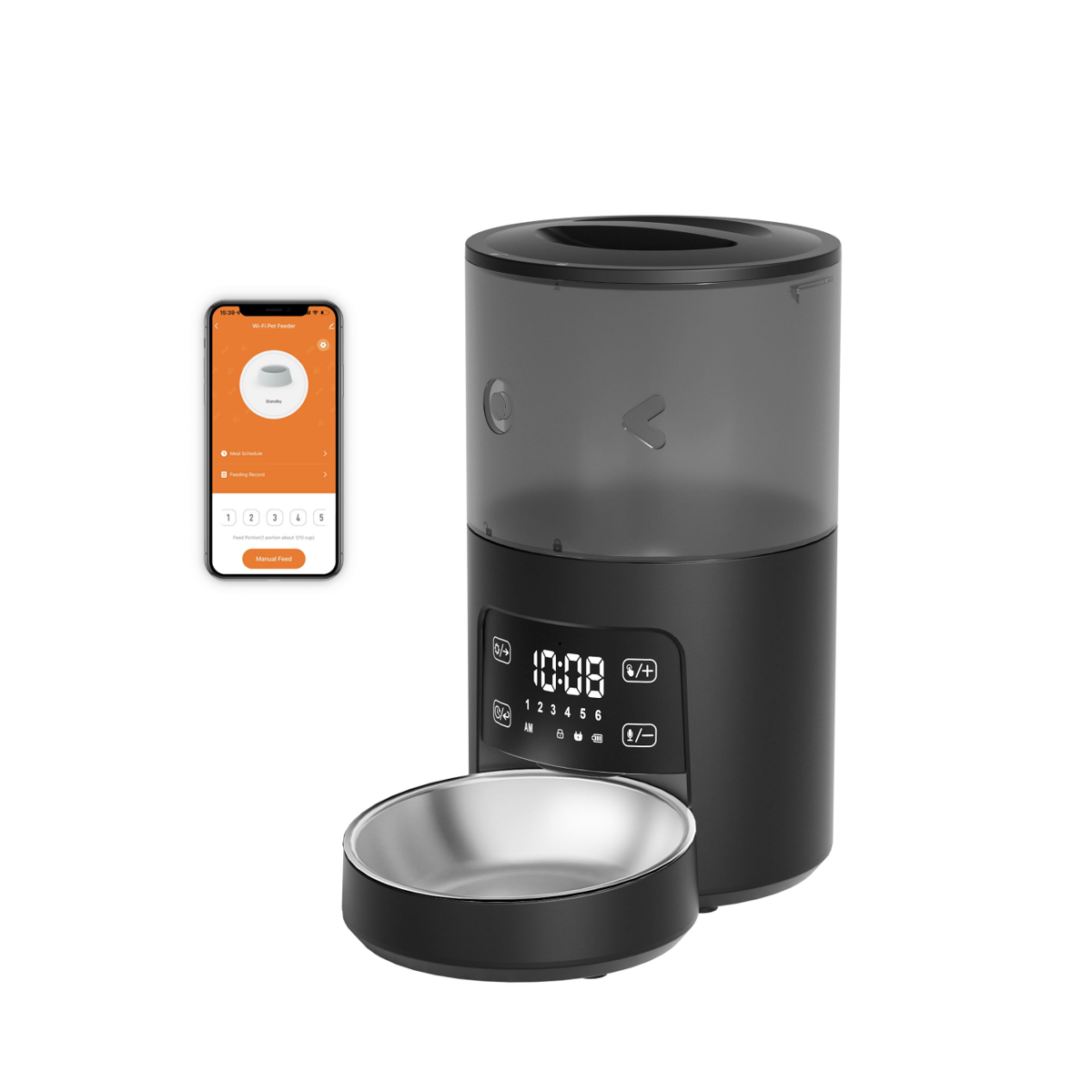 Hot Smart Automatic Cat Dog Pet Feeder 4L APP Control