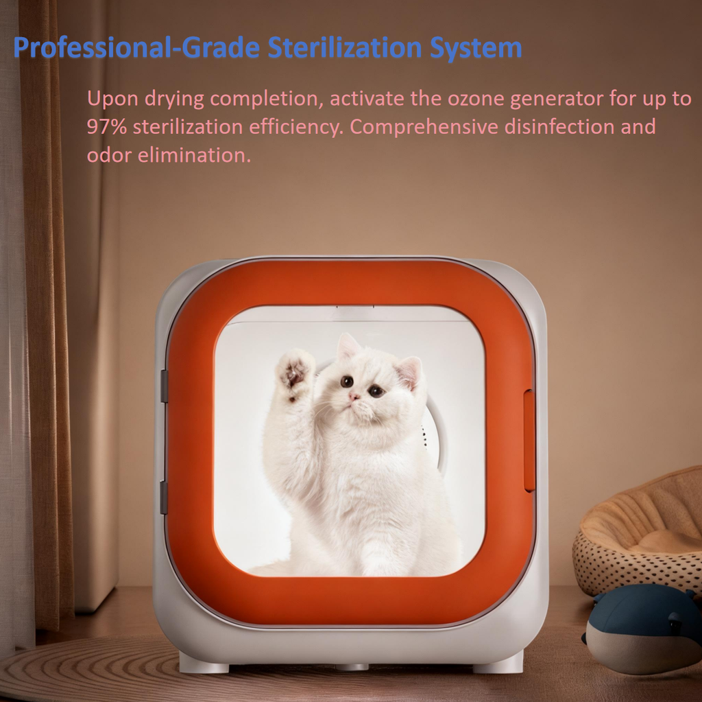 Pet Smart Drying Box Orange Upgraded Version