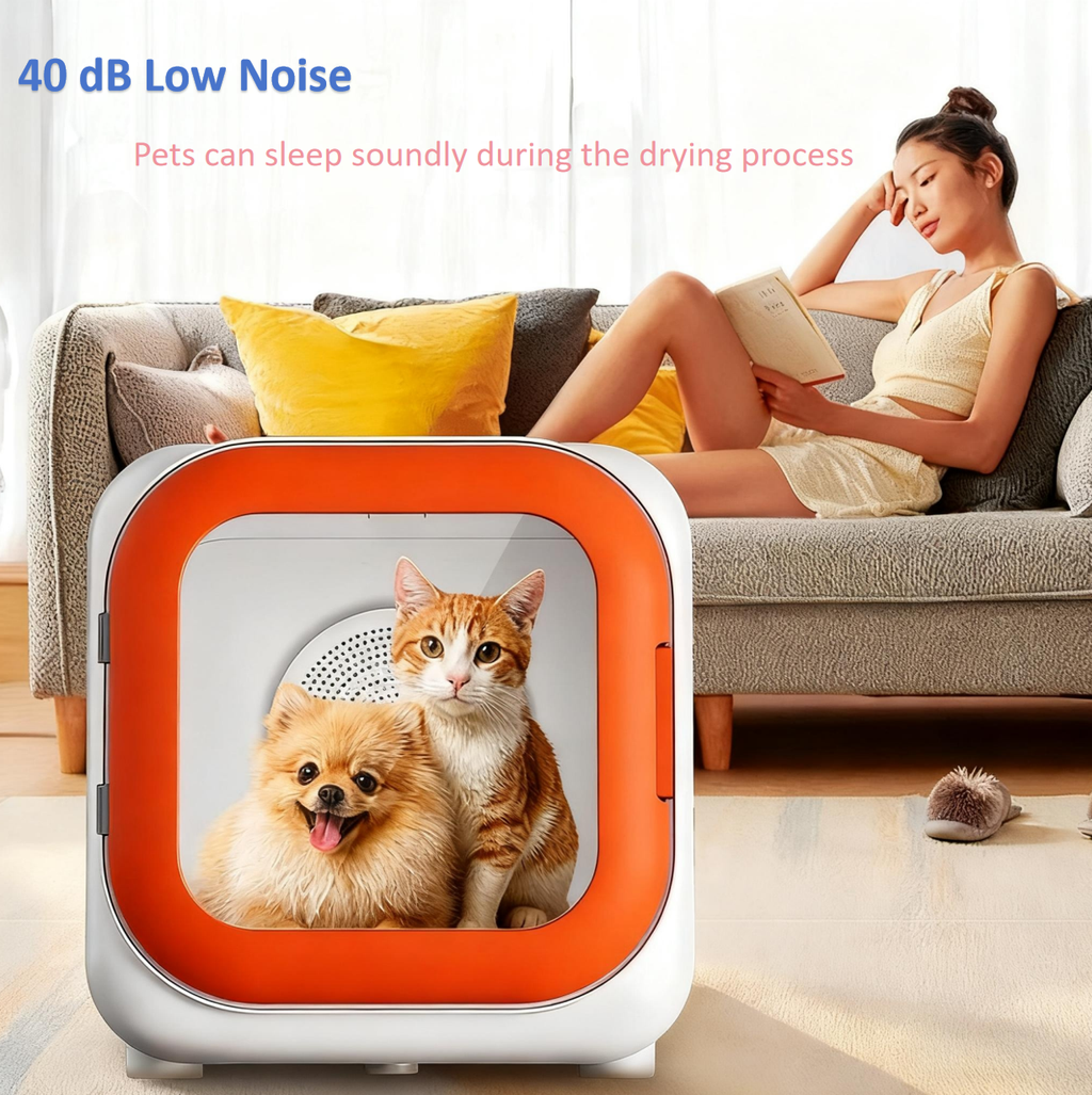 Pet Smart Drying Box Orange Upgraded Version