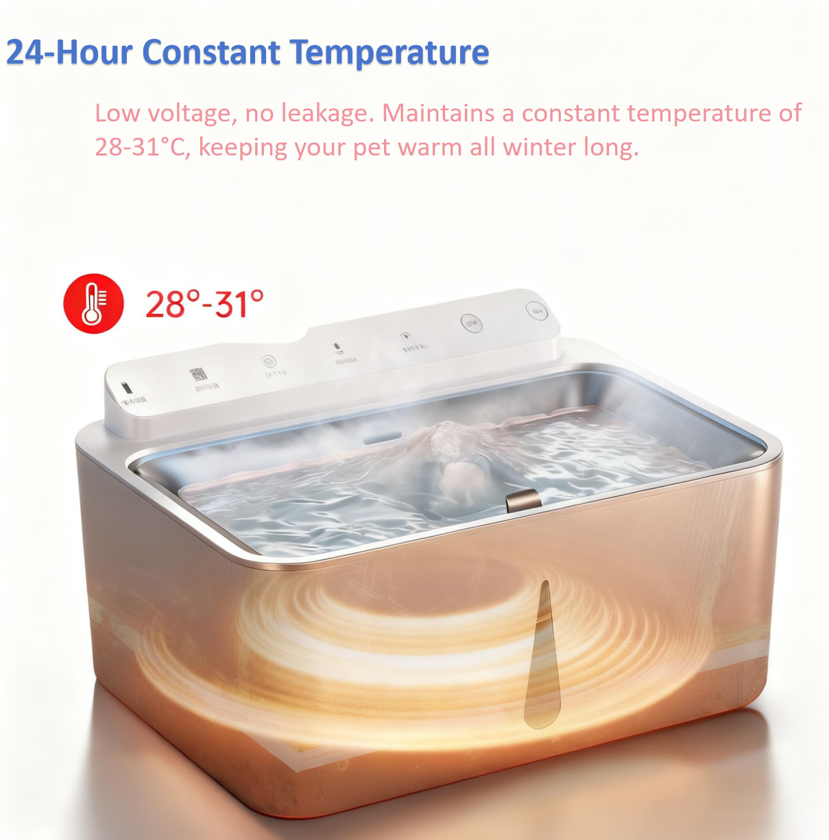 Pet Wireless Sensor Water Dispenser Version E