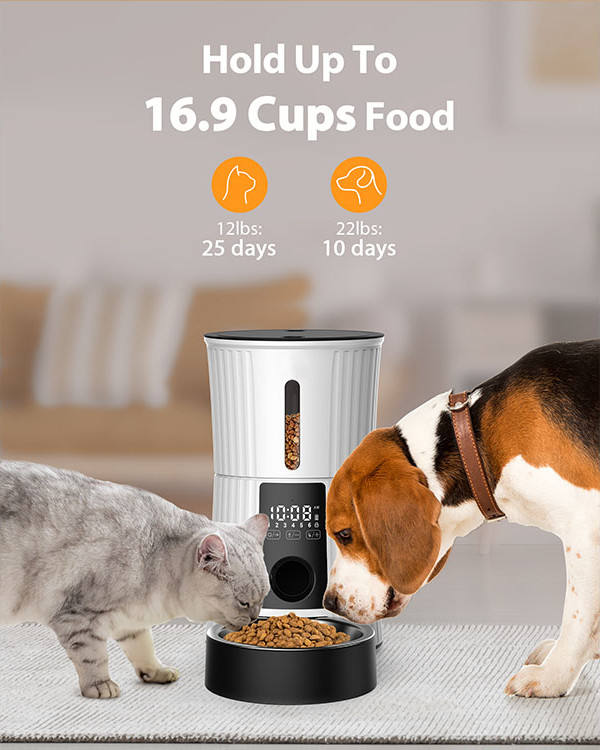 New Smart Automatic Cat Dog Pet Feeder 4L