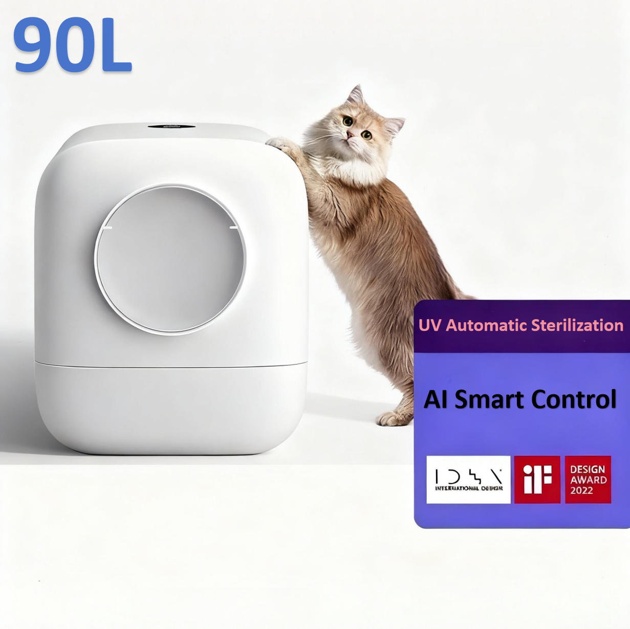 Semi-Automatic Cat Litter Box